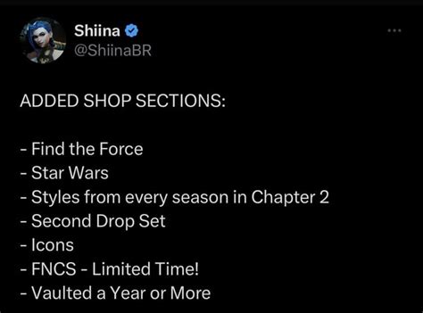 shiinabr|New shop sections! 